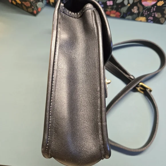 COACH 1995 Murphy #9930 Bag Black Rare Made in USA W/ Hang Tag Vintage - Picture 6 of 16